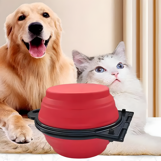 Folding Double Pet Travel Bowl