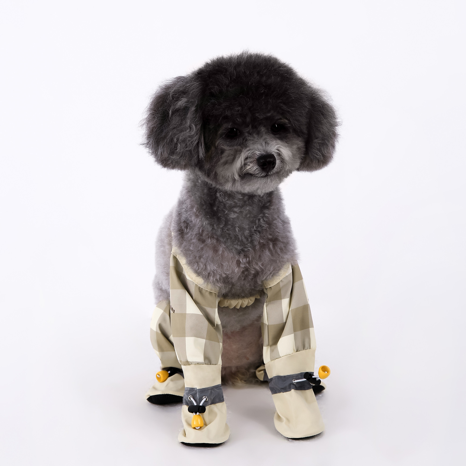 Waterproof dog leg pants with attached shoes — view 3
