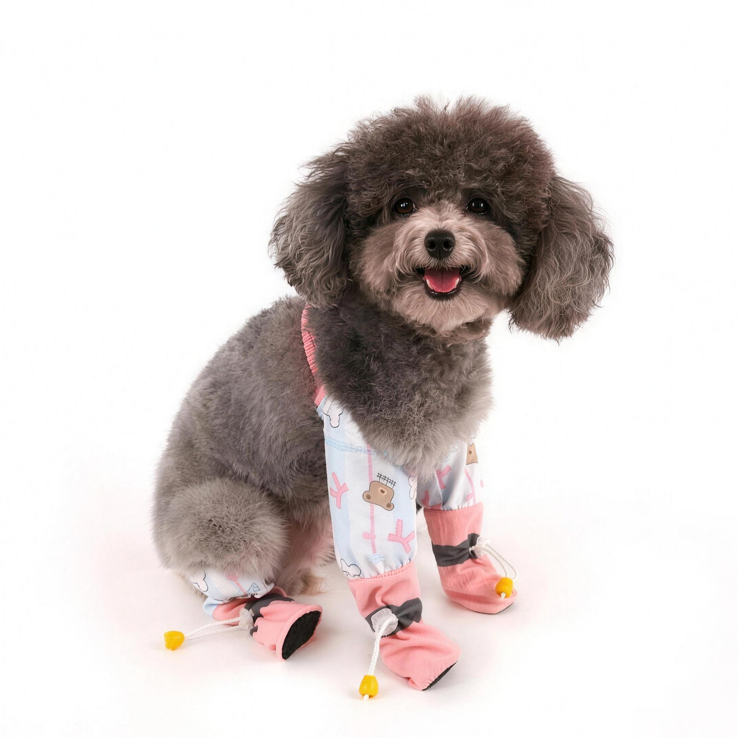 Waterproof dog leg pants with attached shoes — view 5