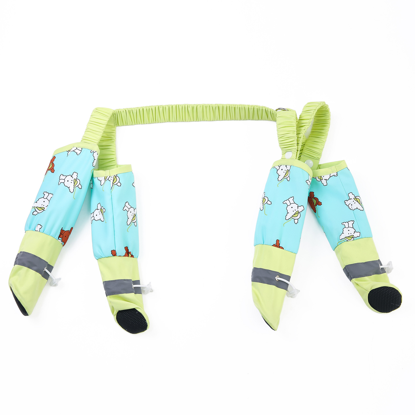 Waterproof dog leg pants with attached shoes — view 9